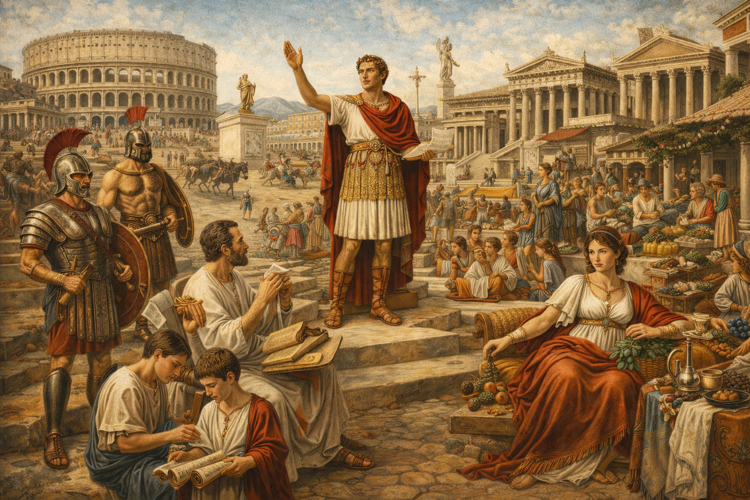 Antica Roma storia vita usanze cultura