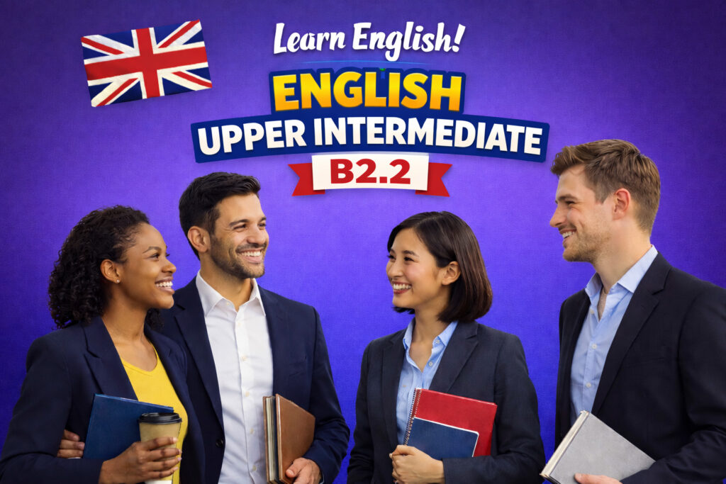English Upper intermediate B2.2