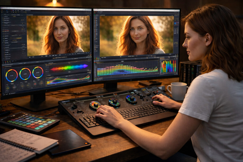 Laboratorio di color correction e di color grading con DaVinci Resolve