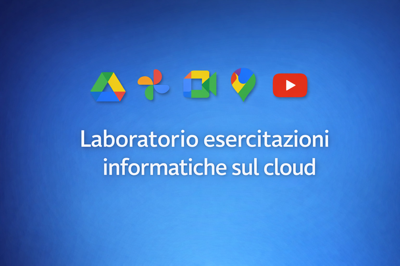 Laboratorio esercitazioni informatiche sul cloud