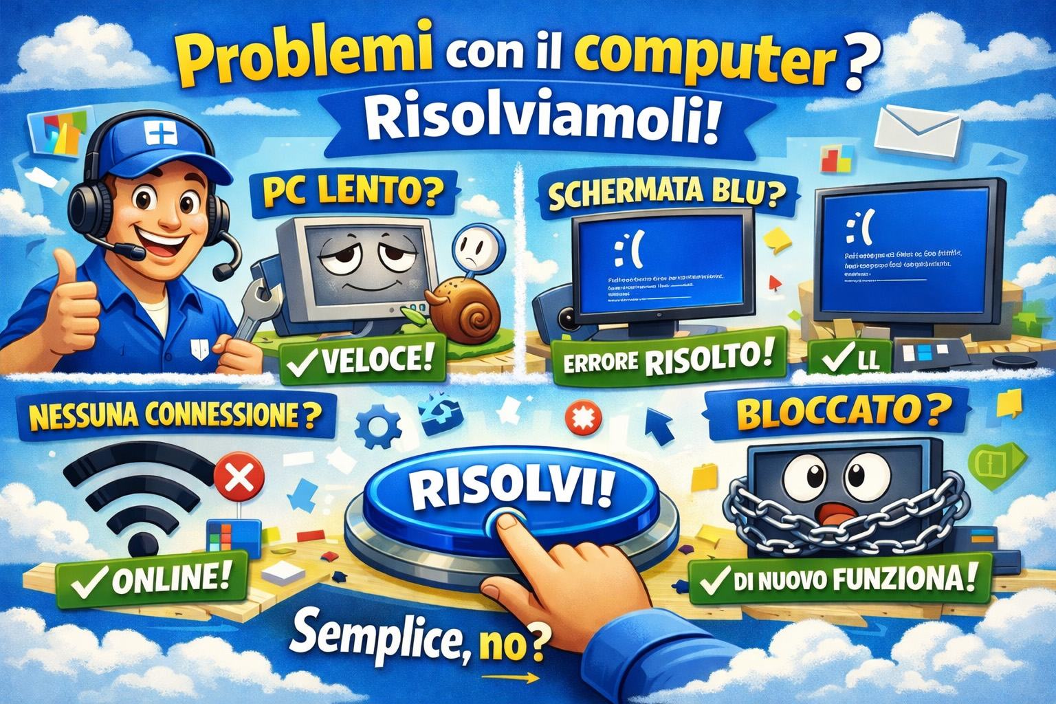 Problemi con il computer Risolviamoli