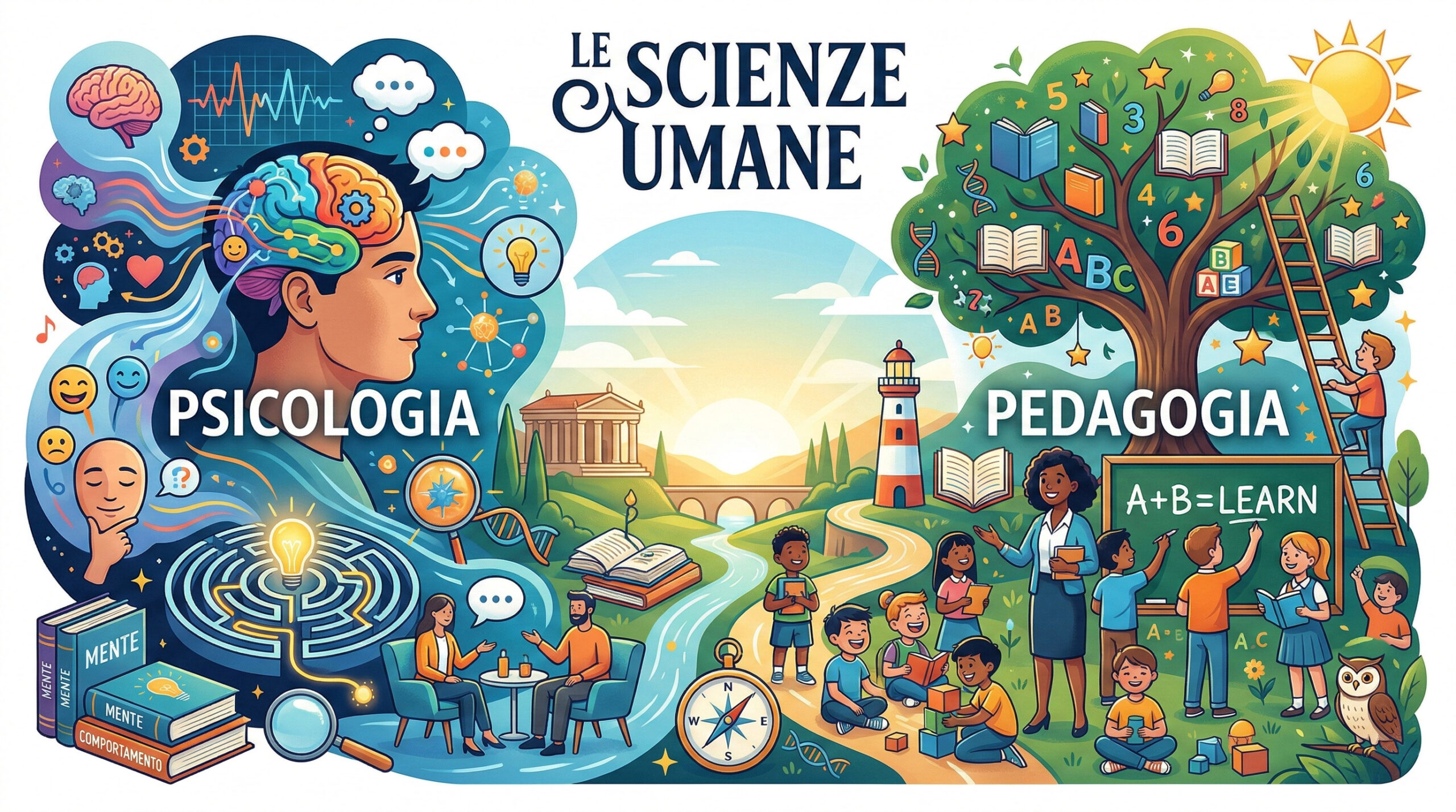 Scienze umane 1 Psicologia, Pedagogia